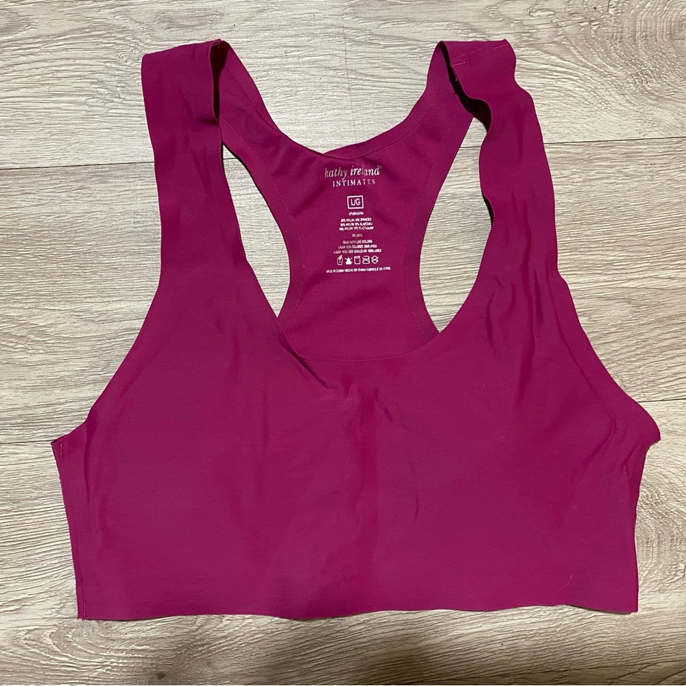 💜 Kathy Ireland Padded Wire-free Bra Large